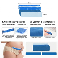 Compresse de gel rafraîchissante pour le périnée, chaud/froid, soulagement des hémorroïdes post-partum, pour femmes enceintes, certifiée CE