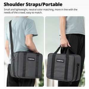 Sangle d'épaule personnalisable Ambitful PB19, sac <span class=keywords><strong>de</strong></span> transport portable, sac pour <span class=keywords><strong>flash</strong></span> <span class=keywords><strong>de</strong></span> studio, sac pour caméra <span class=keywords><strong>vidéo</strong></span>, pour photographie, photo et <span class=keywords><strong>vidéo</strong></span> - Product Image 2