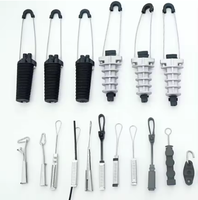 Pince d'ancrage pour antenne extérieure Cale de tension en plastique Accessoires de montage en métal Pince sans issue pour équipement à fibre optique FTTH