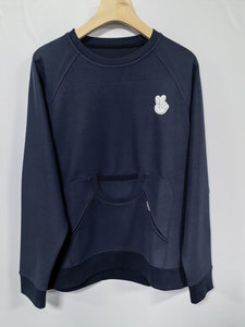 2025 di grandi dimensioni doppio filato di cotone manica lunga t-shirt per gli uomini e le donne di alta qualità con il modello di stampa digitale - Product Image 6
