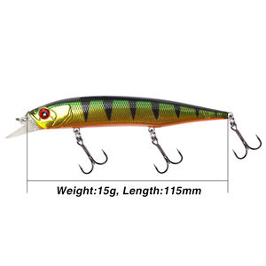 เหยื่อตก<span class=keywords><strong>ปลา</strong></span><span class=keywords><strong>ญี่ปุ่น</strong></span> รา<span class=keywords><strong>คา</strong></span>โรงงาน ขนาด 110 มม. น้ำหนัก 35 กรัม สำหรับตก<span class=keywords><strong>ปลา</strong></span>ในน้ำจืดและน้ำเค็ม เหยื่อจมน้ำ รูปทรง<span class=keywords><strong>ปลา</strong></span>กระพง - Product Image 3