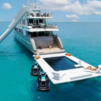 Bateau de pêche gonflable double SHUNYUAN, plateforme en PVC, filet, planche de plongée, capacité 100-500 kg, 10+ passagers, personnalisable