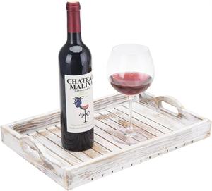 Bandeja de Servir de Madera Rústica de Alta Demanda con Acabado Natural para Cocina y Decoración del Hogar, Disponible para la Venta - Product Image 6