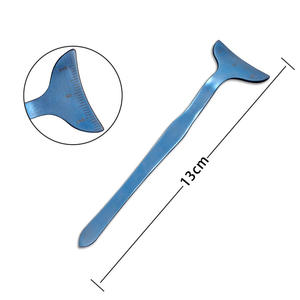 Règle de mesure des paupières Yjianmei 13 cm en acier inoxydable, outil pour paupières doubles, pour une mesure précise - Product Image 4