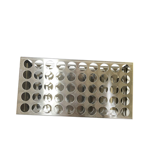 Hochwertige langlebige medizinische Multi holes Edelstahl Rundrohr Rack Rechteck Lagerung Labor ausrüstung - Product Image 6