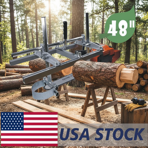 FARMERTEC Sega a Catena da 48 Pollici per Lavorazione e Fresatura del Legno con Barra Guida da 18'' a 48'' - Product Image 3