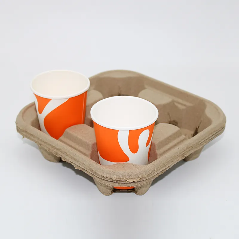 Gobelet en papier kraft blanc en bambou biodégradable compostable personnalisé avec logo imprimé 16 8 12oz tasses à emporter tasse à café