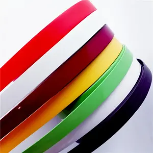배달 자유 보장 저렴한 가격 공급 업체 다채로운 Pvc 플라스틱 가장자리 밴딩 테이프