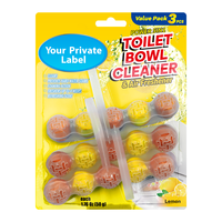 Tablette nettoyante pour cuvette de toilettes suspendue, nettoyant pour bordure de toilettes, nettoyant pour clip de toilettes pour marque privée