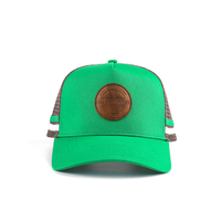 Casquette structurée personnalisée en gros, qualité australienne, 5 panneaux, impression sous la visière, style trucker en maille, performance et mode
