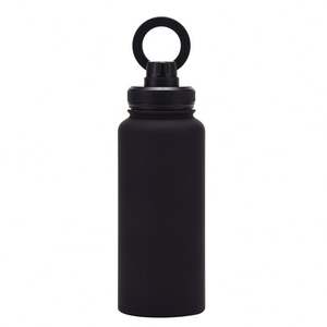 Botella de Agua Portátil de Acero Inoxidable con Aislamiento de Doble Pared, Ecológica, con Logotipo Personalizado, Tapa Magnética y Soporte para Teléfono, 32 oz, NUEVA - Product Image 1