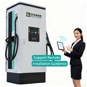 Cargador de Vehículos Eléctricos SL DC de 160 Kw, Conectores Dobles, Montaje en Suelo, GB/T, con Aplicación Inteligente, Pago RFID, Entrada de 380V, Nuevo - Product Image 4