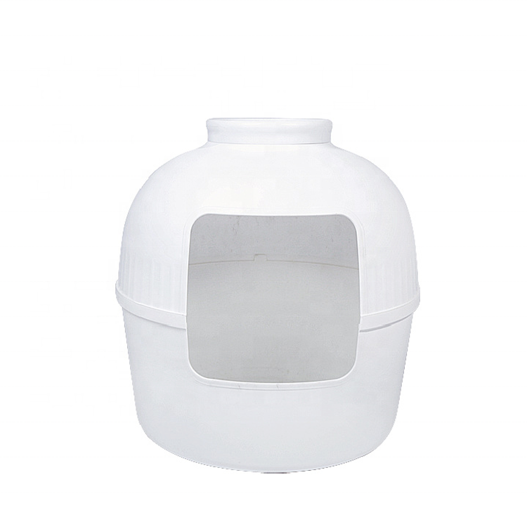 Multifonctionnel Caché biodégradable En Plastique Chat Litière Plateau avec Planter sert Meubles De Chat Nid