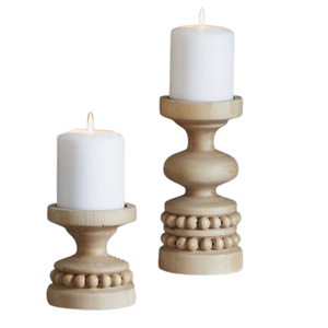 Candelero de madera marrón de calidad superior para decoración del hogar para festivales de Navidad y regalos de arte - Product Image 2