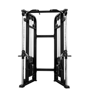 Dual adjustable pulley console machine gym equipment AoXiang commercial cable crossover