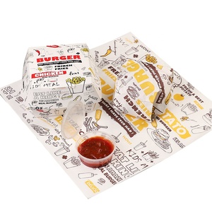 Fabrika toptan özel gıda sınıfı paket beyaz Hamburger kutusu stok kaynağı yüksek kaliteli kağıt kurulu <span class=keywords><strong>Burger</strong></span> kutusu ambalaj - Product Image 5