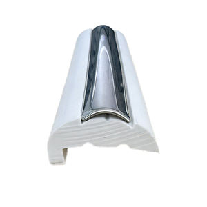 Marine En Acier Inoxydable RUB Rail Extrudé Piste Vinyle Pare-chocs Bateau En Caoutchouc Ailes Bande Bord Protection - Product Image 2