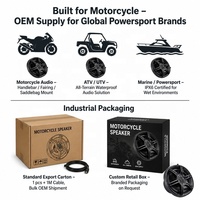 OEM 6x9 Zoll 2-Wege-Koaxial-Motorradlautsprecher mit PP-Konus, Eisenkorb, 20mm Seidenhochtöner, IPX6 UV- und Salzbeständig