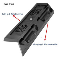 SYYTECH Playstation 4 PS4 konsolu denetleyici şarj istasyonu için soğutma fanı şarj standı