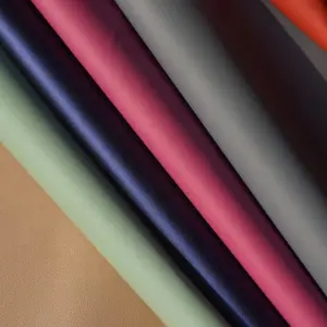 High Stretch Leather Fabric Sheet 2-way Stretch 2 Sides Elastic PU Leather