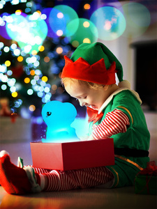 Veilleuse dinosaure ultra douce en silicone, à commande tactile, luminescente dans le noir, à piles, à intensité réglable, lumière LED blanc chaud pour enfants - Product Image 3
