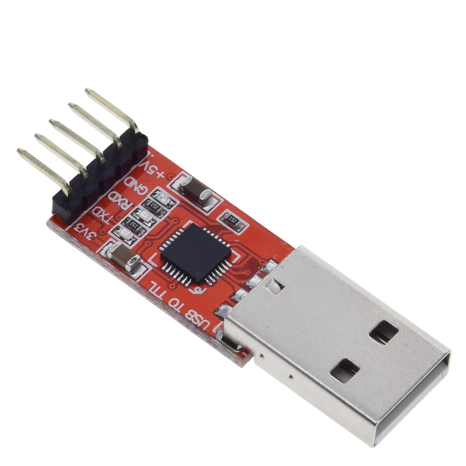 TZT CP2102 모듈 USB TTL 직렬 UART STC 다운로드 케이블 PL2303 슈퍼 브러시 라인 업그레이드 레드