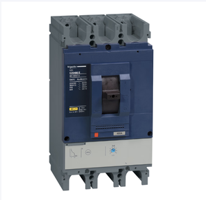 Disjoncteur magnéto-thermique moulé EZD400E 400A 3P 440V AC pour montage sur rail DIN pour distribution d'énergie triphasée industrielle - Product Image 1