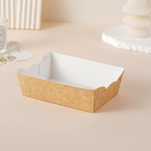 Caja para Hot Dogs al por Mayor, Biodegradable, Reutilizable, de Calidad Alimentaria, Creativa, Vintage, de Cartón Color Marfil - Product Image 2