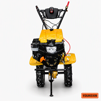 Minicultivador diésel de conexión directa Ykx Factory, 6 velocidades, 8 velocidades, 5000 horas de vida útil, de empuje manual para suelo arenoso, venta directa de fábrica