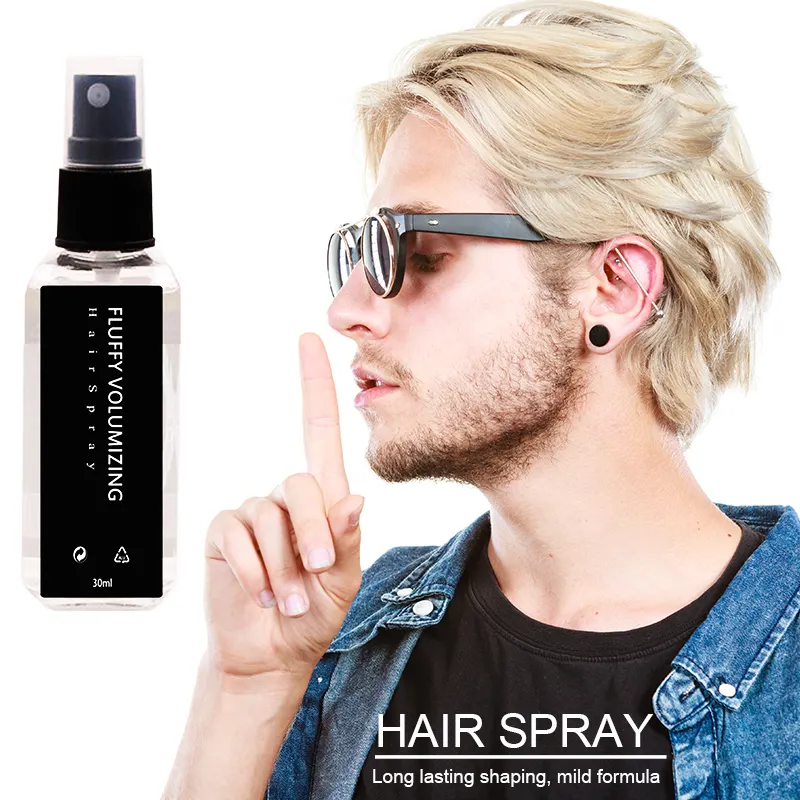 Spray de cabelo macio super alta capacidade, spray para cabelo de alta resistência