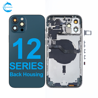 Coque arrière STAROZON pour iPhone 12 Mini Pro Max, remplacement du boîtier du téléphone avec câble flexible d'origine préinstallé