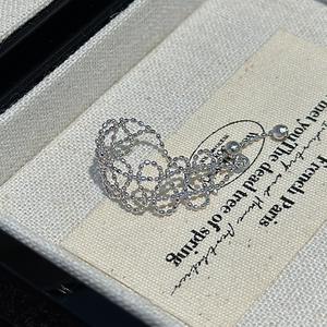 Anillo de Plata Pura S925, Artesanía Italiana, Diseño de Encaje, Estilo Palaciego, Simple y Moderno, Diseño Tejido Extensible, Anillo de Latón - Product Image 5