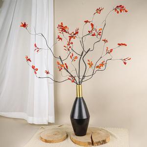 ใบยูคาลิปตัสก้านเทียมสีเขียวเขียวสำหรับใส่แจกันตกแต่งบ้านสำนักงาน - Product Image 1