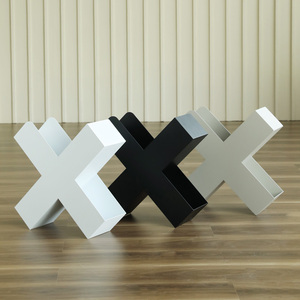 Bán Buôn Tầng Miễn Phí Thường Vụ X Shape Kim Loại Tạp Chí Giá Mail Chủ Tài Liệu Tập Tin Chủ Với Da - Product Image 5