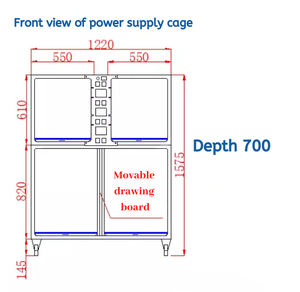 Pujia veteriner kafes 304/316 paslanmaz çelik kombine köpek kedi hayvan kafesleri için pet klinik bakım otel kullanımı - Product Image 5
