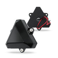 DXZ MD-S18-W 12V-24V 18 LED Feu de position latéral ambre, indicateur de dégagement, feu d'avertissement de rechange OE MDS18W pour nouveau camion