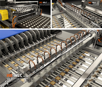 Équipement automatique de biscuit d'amant blanc/ligne de production de biscuits de sandwich/machines de traitement de biscuit entretiennent des machines outre-mer