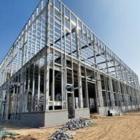 Entrepôt en acier haute capacité et bâtiment industriel préfabriqué pour la logistique, la fabrication et la distribution en Amérique du Nord
