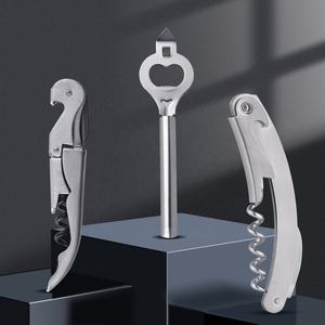 OUYADA סיטונאי Custom בקבוק פותחן כל עץ ידית מלצרים מתכת באר מחלץ חסון עדין עץ יין פותחן - Product Image 6