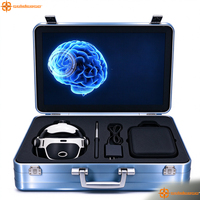 Flight case en aluminium sur mesure avec écran, étui de transport pour moniteur portable, boîte de rangement, mallette avec serrure à combinaison