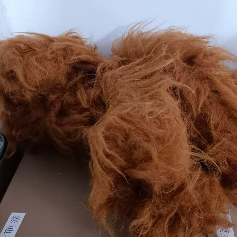 Rojo marrón Teddy Piel de cuerpo completo