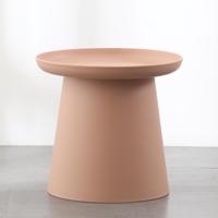 Table Basse d'Appoint Ronde Blanche en Plastique, Petite, pour Salon, Fabricant d'Usine en Chine, Mobilier de Maison