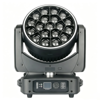 Projecteur LED Wash à tête mobile 19x40W Bee Eye DMX512 en alliage d'aluminium RGB pour éclairage de fête et de parc à thème