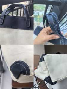 <span class=keywords><strong>Bolsa</strong></span> de Mano de Lona Resistente de 12oz con Logotipo Personalizado, <span class=keywords><strong>Bolsa</strong></span> de Compras Orgánica GOTS de Diseño de Lujo XL de Gran Capacidad con Cierre Seguro - Product Image 4
