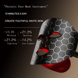 Appareils faciaux à haute densité 240 LED, système de photothérapie 4 couleurs avec interface en silicone médical pour les soins de spa - Product Image 2
