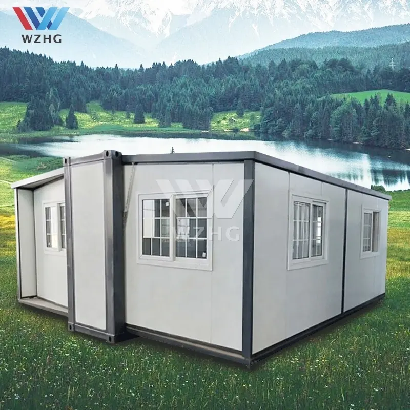 China Products 40 Foot Flat Pack Containers Mobile Metal Hurricane Proof Prefab Houses Forbooth Sydney