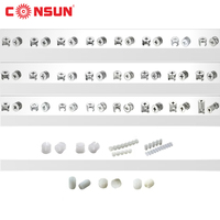 CONSUN Raccord de meuble 3-en-1 : Connecteur excentrique à écrou, Fixation Mini-Fix, Vis de connexion