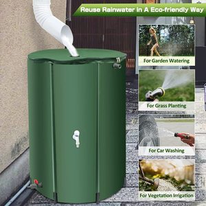 Bâche <span class=keywords><strong>de</strong></span> jardin flexible en PVC 750L Baril <span class=keywords><strong>de</strong></span> pluie Grand réservoir <span class=keywords><strong>de</strong></span> stockage <span class=keywords><strong>d</strong></span>'<span class=keywords><strong>eau</strong></span> pour l'irrigation et la collecte des eaux <span class=keywords><strong>de</strong></span> pluie Tissu industriel - Product Image 5