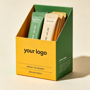 Empaquetado de Sobres de Polvo Personalizados al por Mayor con Caja de Exhibición de Papel Premium para Café, Té, Proteínas, Bebidas Instantáneas, Uso Minorista - Product Image 6