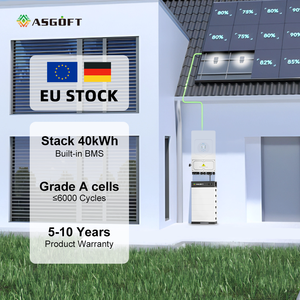 Sistema de Almacenamiento de Baterías de Litio LiFePO4 Apilable ASGOFT IP65 de 51.2V 20kWh 30kWh 40kWh para Hogar, Energía Solar e Híbrido, en Stock en Alemania - Product Image 6